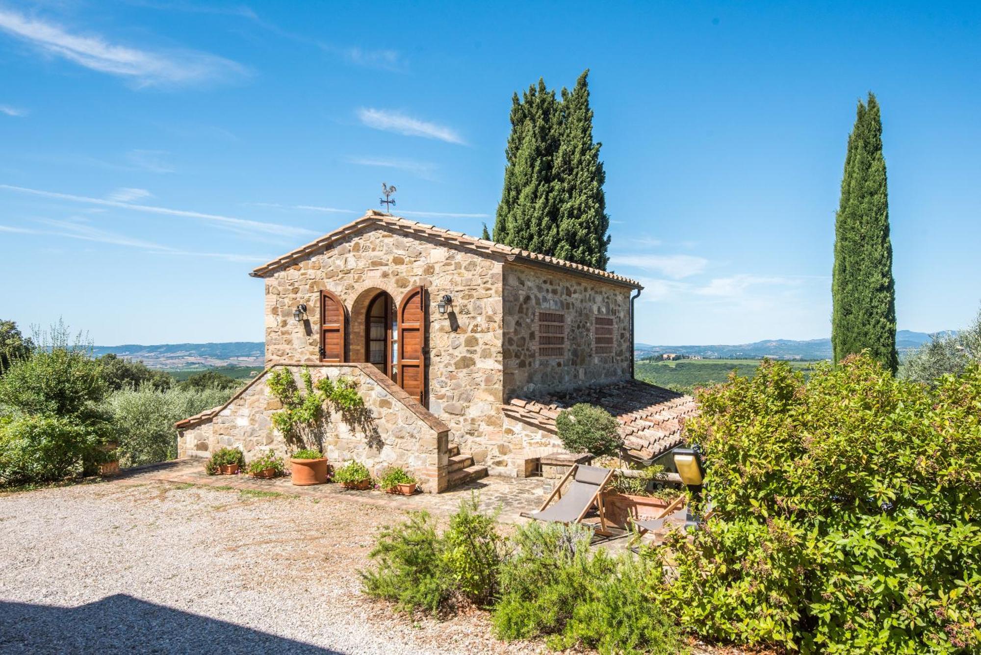 Ginepro Apartment Podere Giardino Монтальчино Экстерьер фото