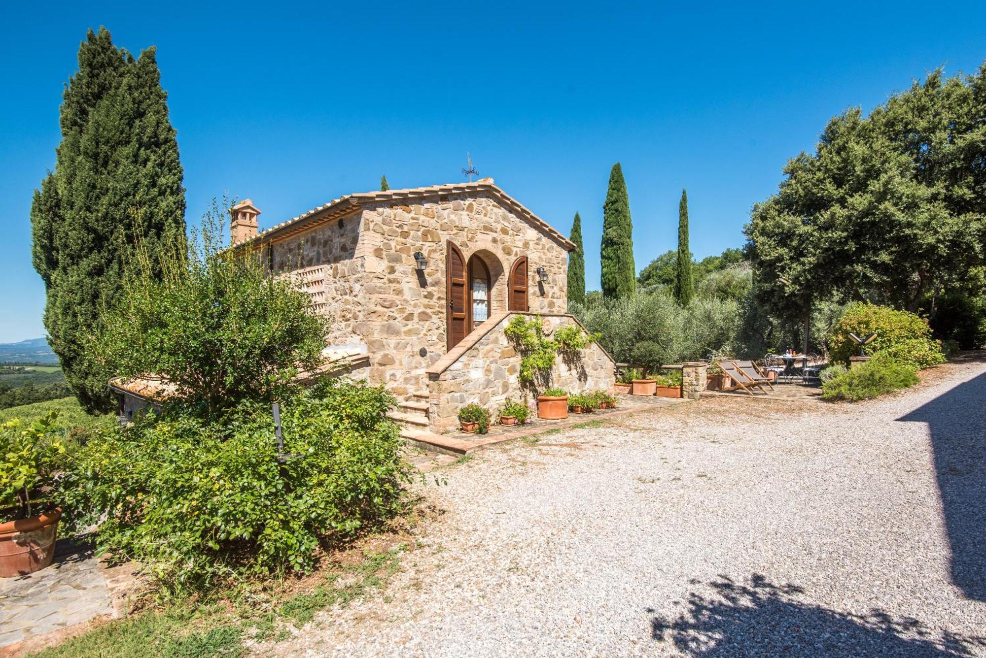Ginepro Apartment Podere Giardino Монтальчино Экстерьер фото